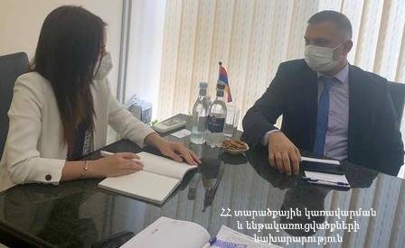 Լիլիա Շուշանյանն ընդունել է ԱՀ ՏԿԶ նախարարության պատվիրակությանը